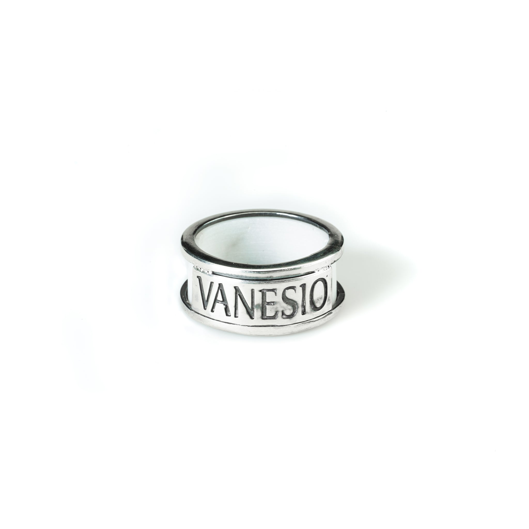 Anello marmo Vanesio Argento