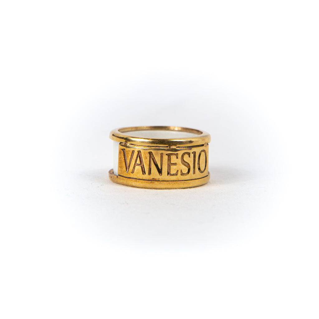 Anello marmo Vanesio Oro 18Kt