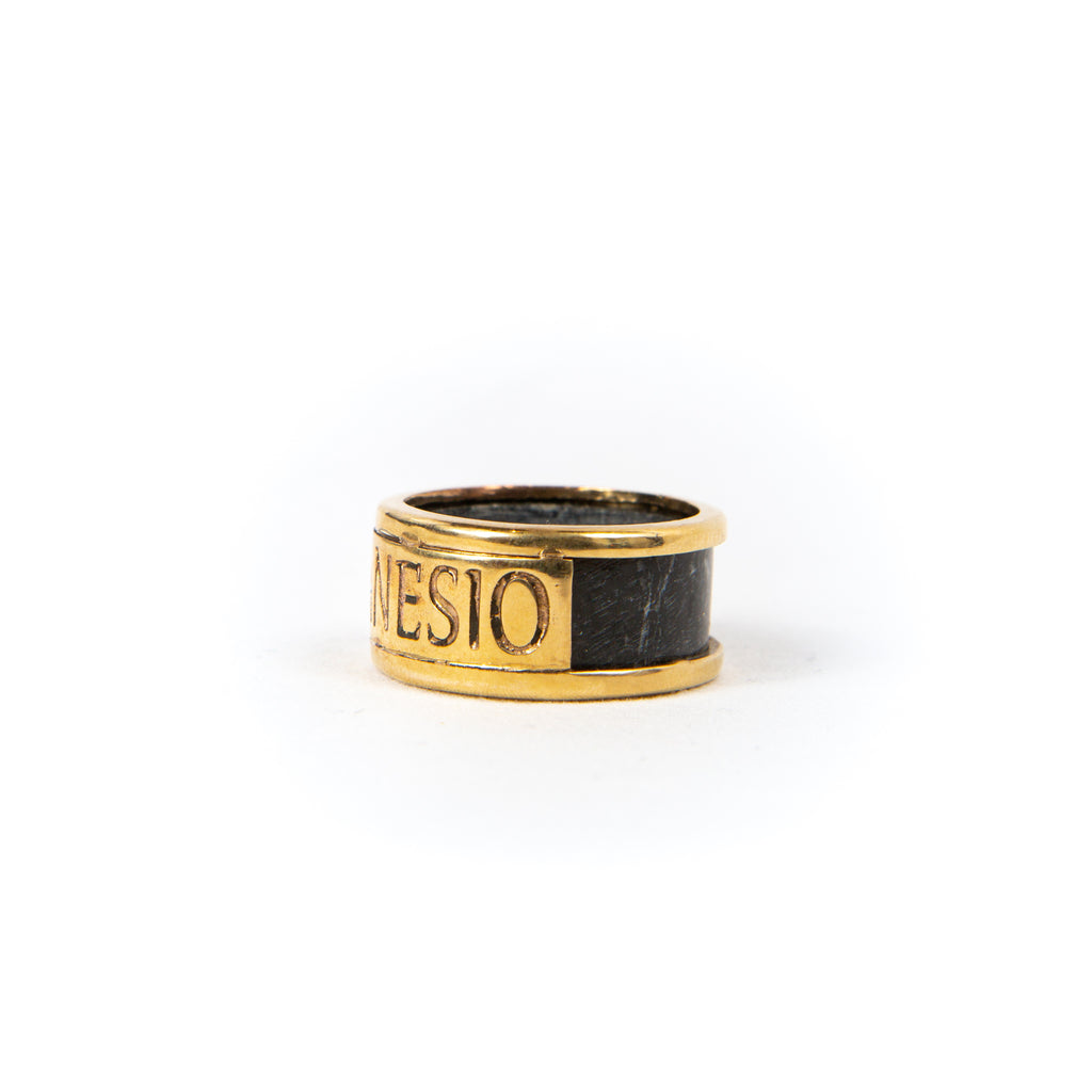 Anello marmo Vanesio Oro 18Kt